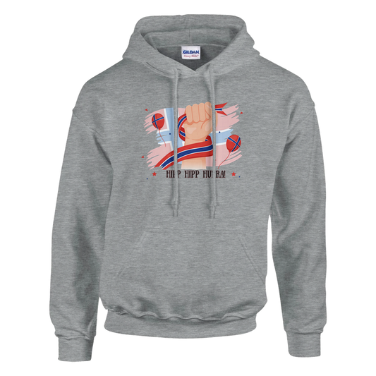 Klassisk unisex hettegenser – 17 design for 17. mai - Trykk Uttrykk Print Material (Store description) #