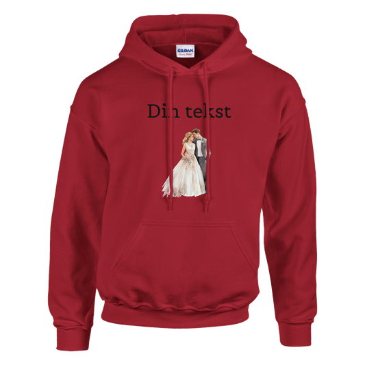 Klassisk unisex hettegenser – 160 bryllupsdesign - Trykk Uttrykk Print Material (Store description) #