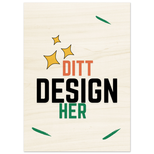 Bilder på tre - Trykk Uttrykk Print Material (Store description) #