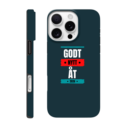 iPhone tøft mobildeksel – 58 nyttårsdesign - Trykk Uttrykk Print Material (Store description) #