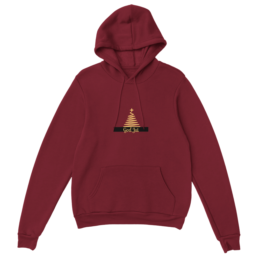 Klassisk unisex pullover hoodie – 40 juledesign - Trykk Uttrykk Print Material (Store description) #
