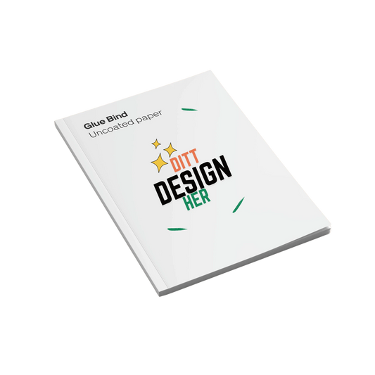 Limfrest brosjyre – ubestrøket papir - Trykk Uttrykk Print Material (Store description) #