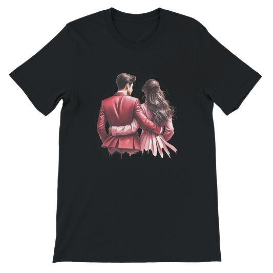 Premium unisex T-skjorte – 40 Valentinsdesign - Trykk Uttrykk Print Material (Store description) #