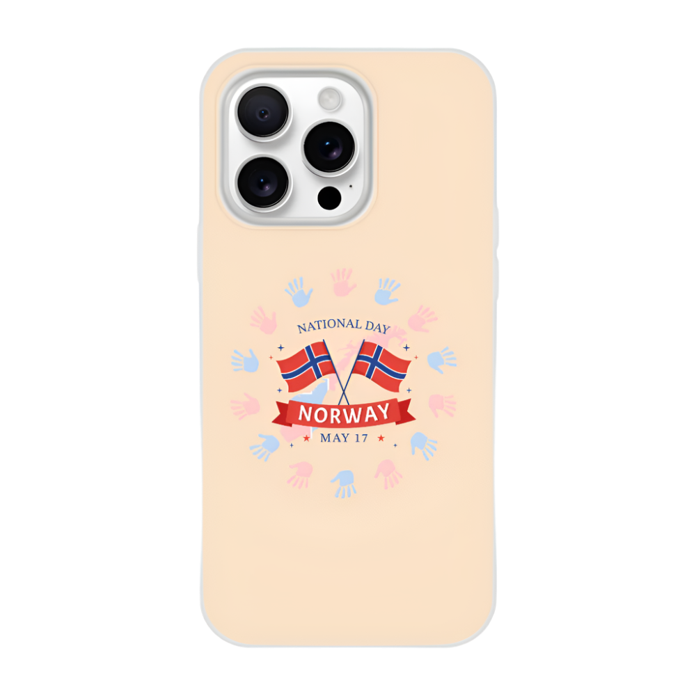 iPhone Flexi mobildeksel – 17 design inspirert av 17. mai - Trykk Uttrykk Print Material (Store description) #