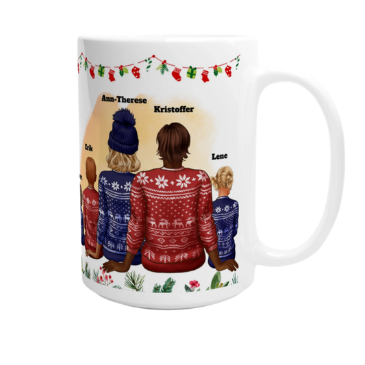 Personlig julekrus – Tilpasset familiedesign - Trykk Uttrykk Print Material (Store description) #