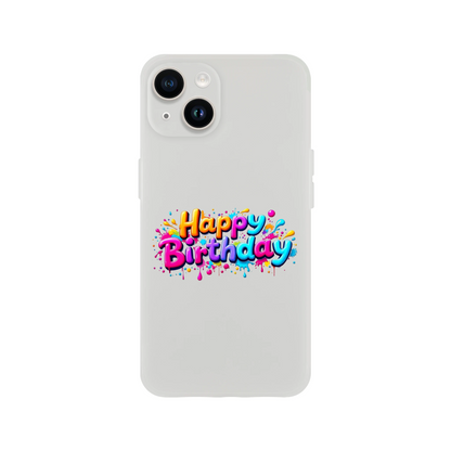 iPhone Flexi mobildeksel – 95 bursdagsdesign - Trykk Uttrykk Print Material