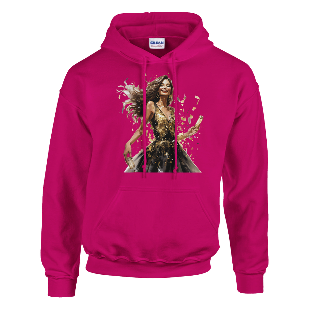 Klassisk unisex hettegenser – 58 nyttårsdesign - Trykk Uttrykk Print Material (Store description) #