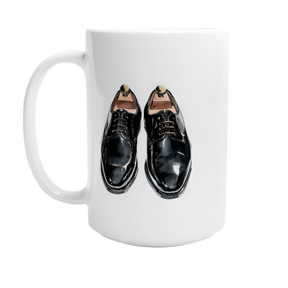 Hvit 15 oz keramikkopp –  58 nyttårsdesign - Trykk Uttrykk Print Material (Store description) #