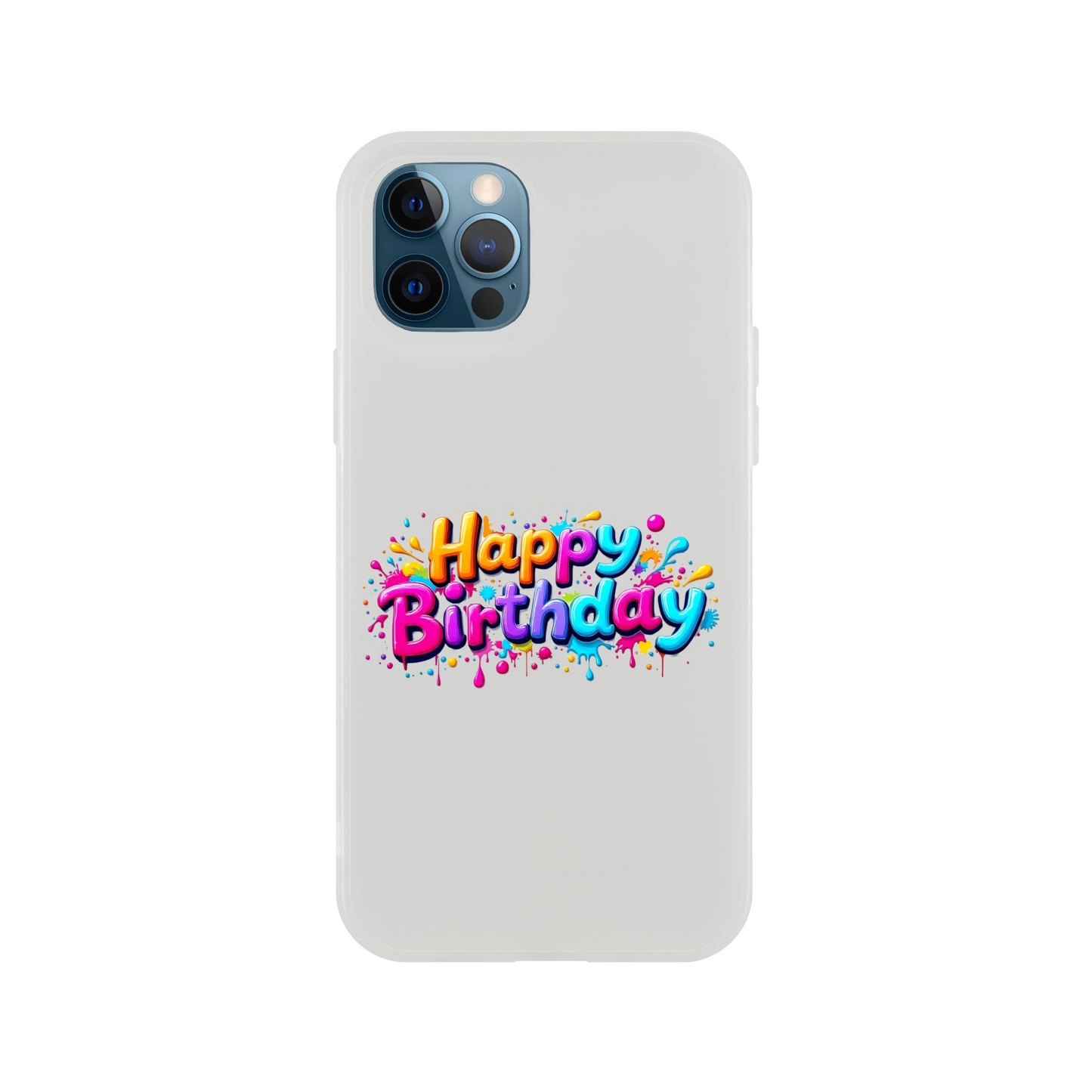 iPhone Flexi mobildeksel – 95 bursdagsdesign - Trykk Uttrykk Print Material