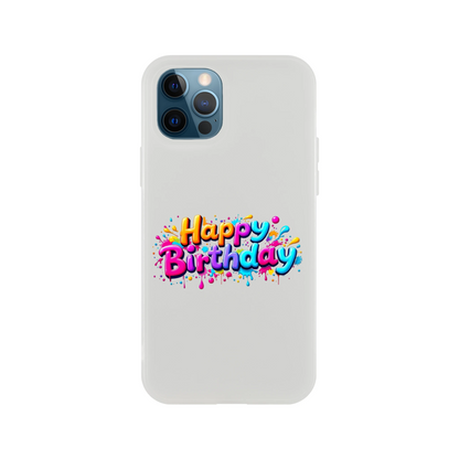 iPhone Flexi mobildeksel – 95 bursdagsdesign - Trykk Uttrykk Print Material