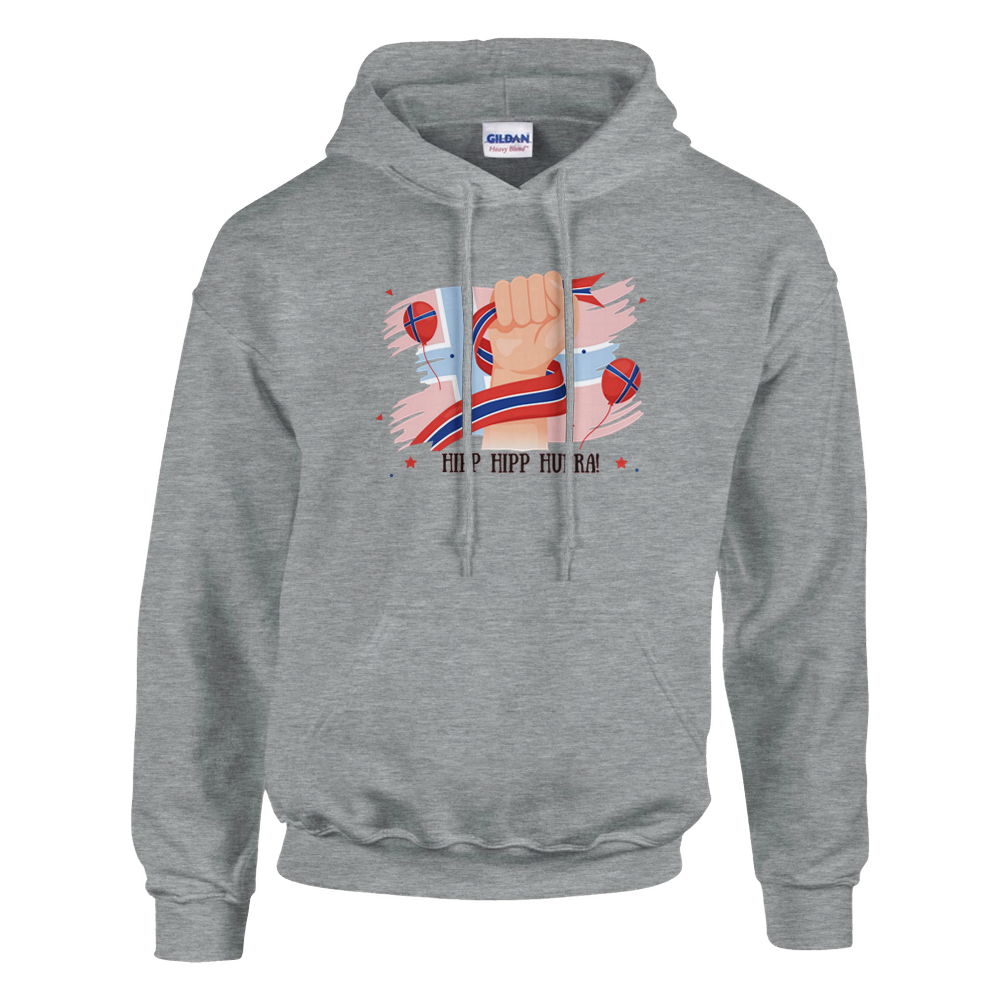Klassisk unisex hettegenser – 17 design for 17. mai - Trykk Uttrykk Print Material (Store description) #