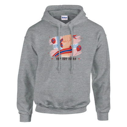 Klassisk unisex hettegenser – 17 design for 17. mai - Trykk Uttrykk Print Material (Store description) #