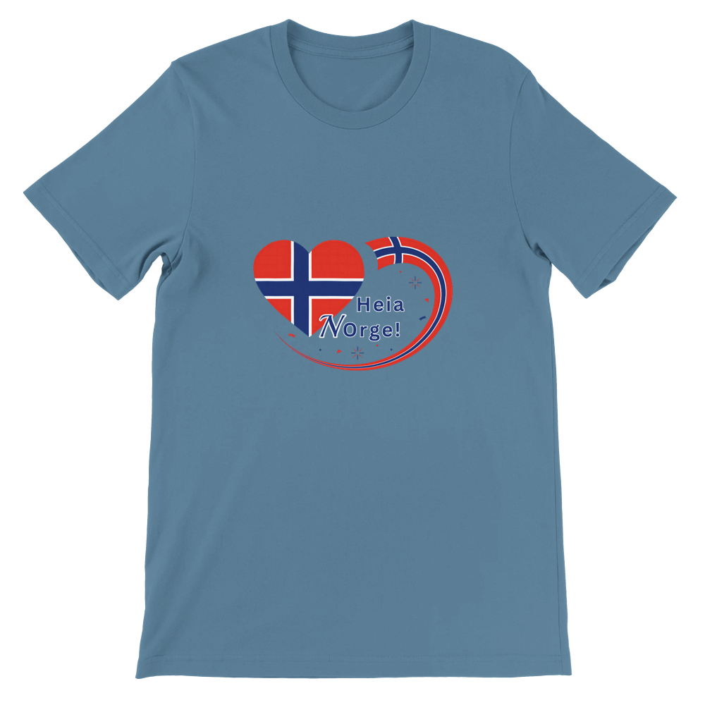 Premium unisex T-skjorte – 17 unike 17. mai-design - Trykk Uttrykk Print Material (Store description) #
