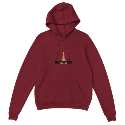Klassisk unisex pullover hoodie – 40 juledesign - Trykk Uttrykk Print Material (Store description) #