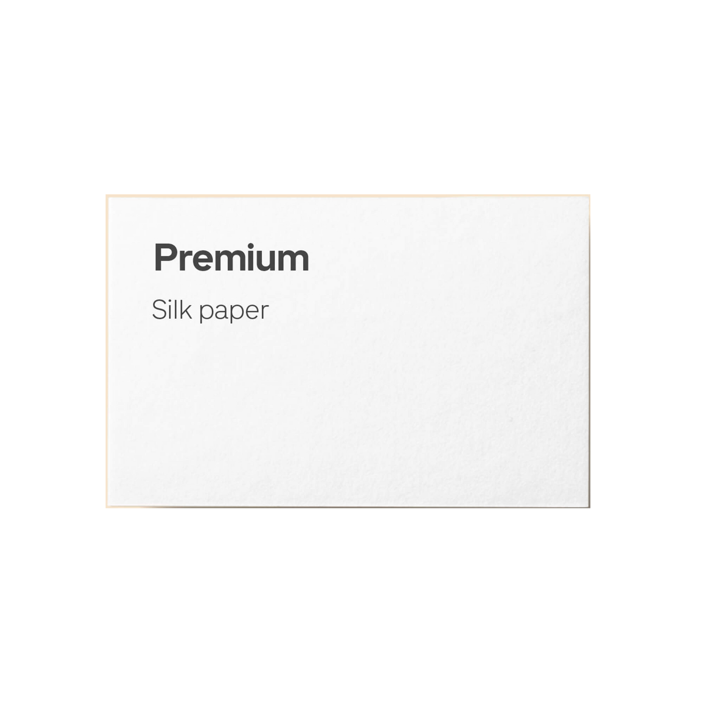 Premium silk papir - Trykk Uttrykk Print Material (Store description) #