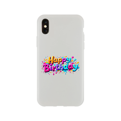 iPhone Flexi mobildeksel – 95 bursdagsdesign - Trykk Uttrykk Print Material