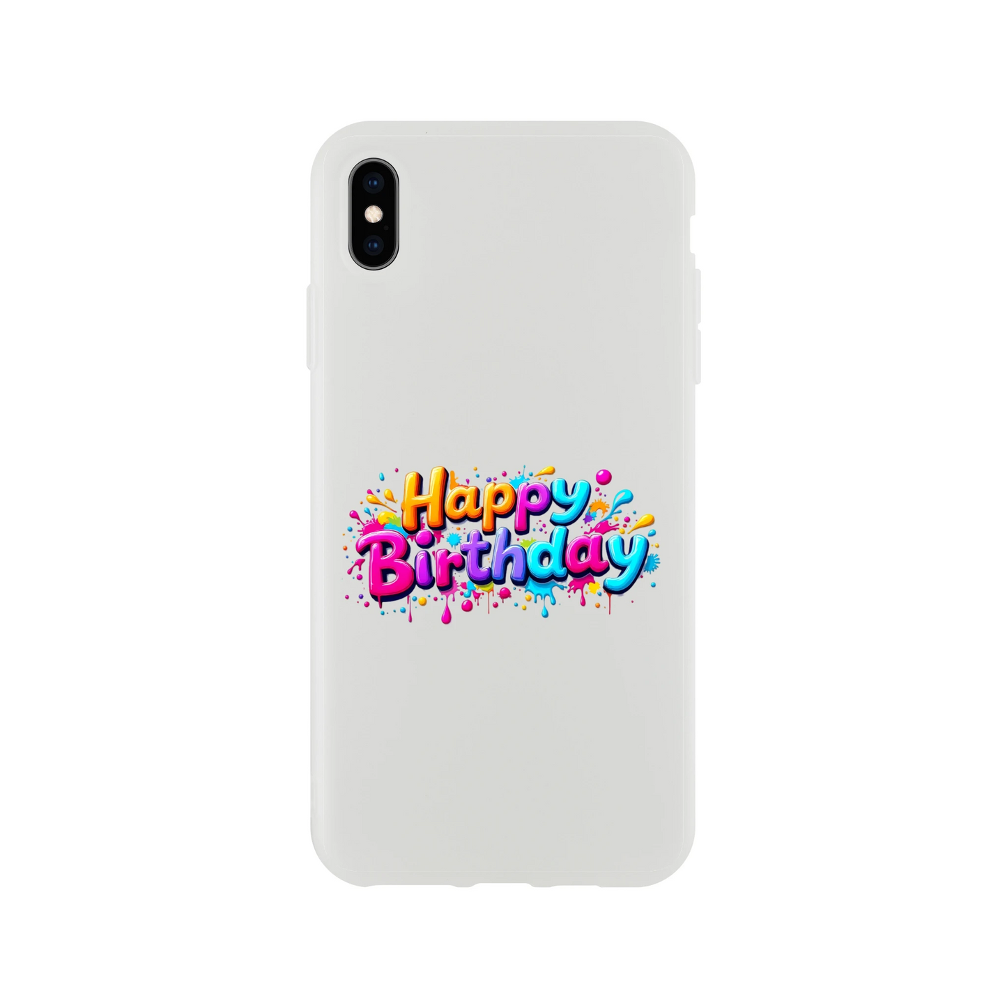 iPhone Flexi mobildeksel – 95 bursdagsdesign - Trykk Uttrykk Print Material