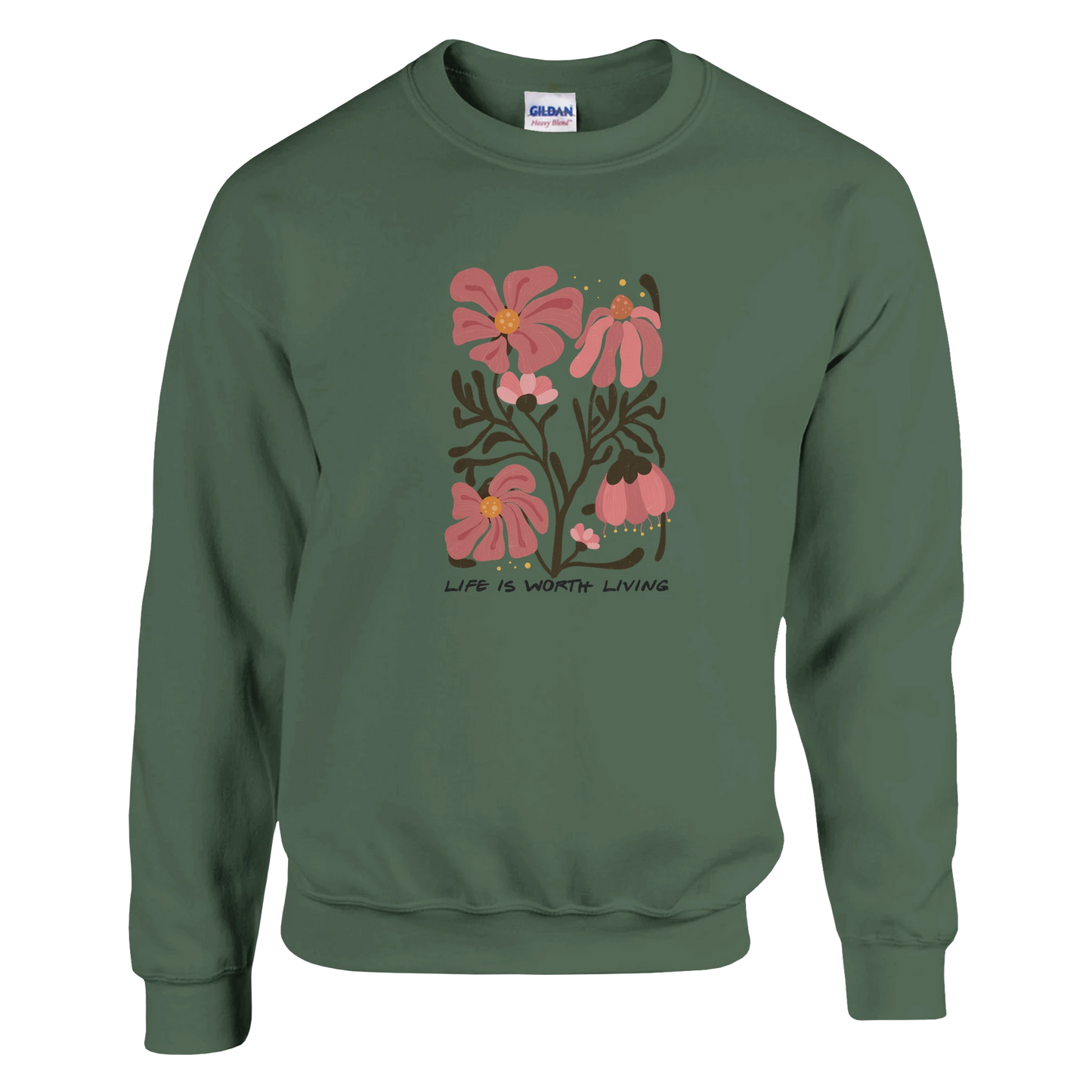 Klassisk unisex genser med rund hals – 29 inspirasjonsdesign - Trykk Uttrykk Print Material