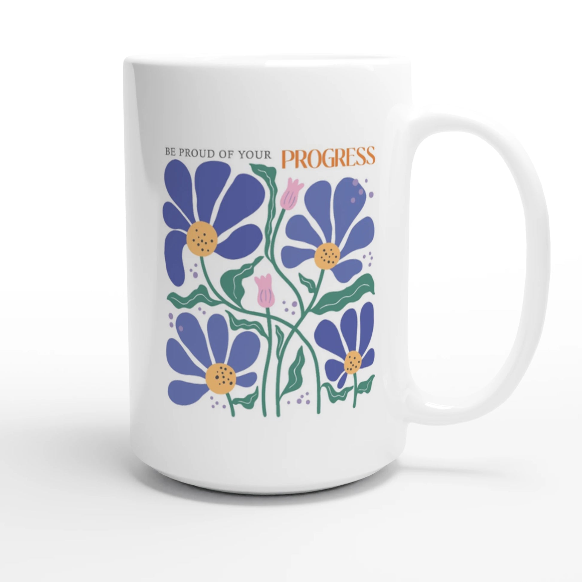 Hvit 15 oz keramikkopp – 29 inspirasjonsdesign - Trykk Uttrykk Print Material