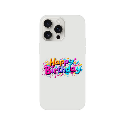 iPhone Flexi mobildeksel – 95 bursdagsdesign - Trykk Uttrykk Print Material
