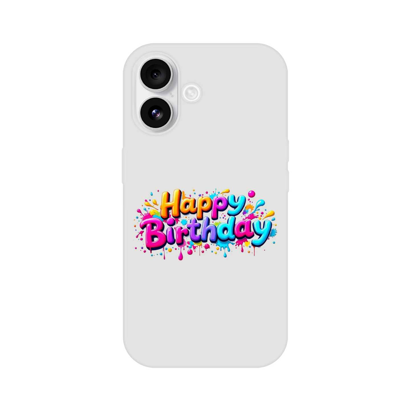 iPhone Flexi mobildeksel – 95 bursdagsdesign - Trykk Uttrykk Print Material