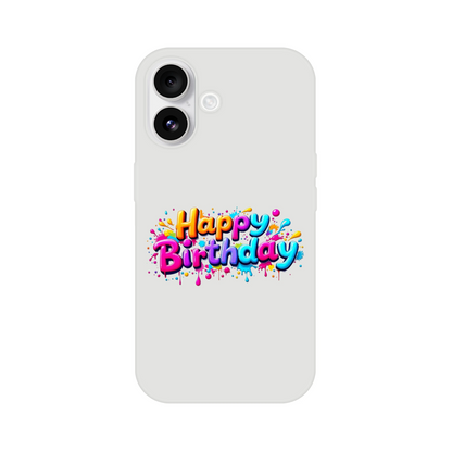 iPhone Flexi mobildeksel – 95 bursdagsdesign - Trykk Uttrykk Print Material