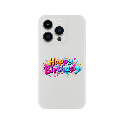 iPhone Flexi mobildeksel – 95 bursdagsdesign - Trykk Uttrykk Print Material
