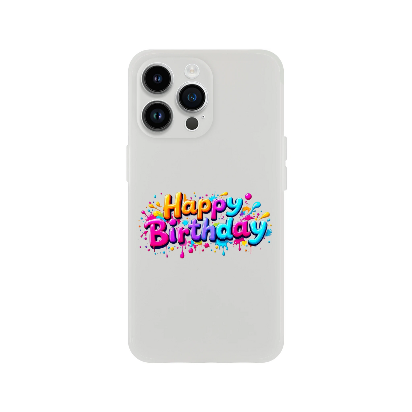 iPhone Flexi mobildeksel – 95 bursdagsdesign - Trykk Uttrykk Print Material