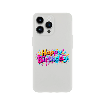 iPhone Flexi mobildeksel – 95 bursdagsdesign - Trykk Uttrykk Print Material