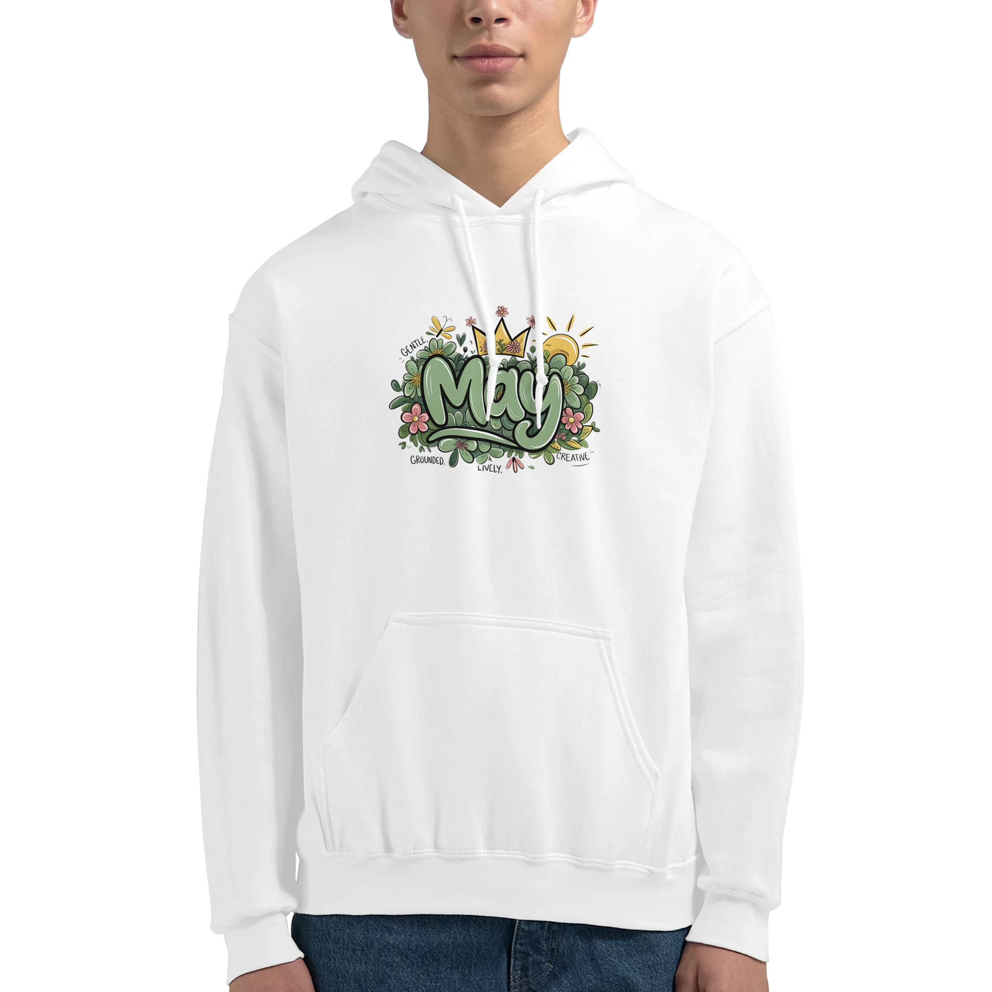 Klassisk unisex hettegenser – 95 bursdagsdesign - Trykk Uttrykk Print Material