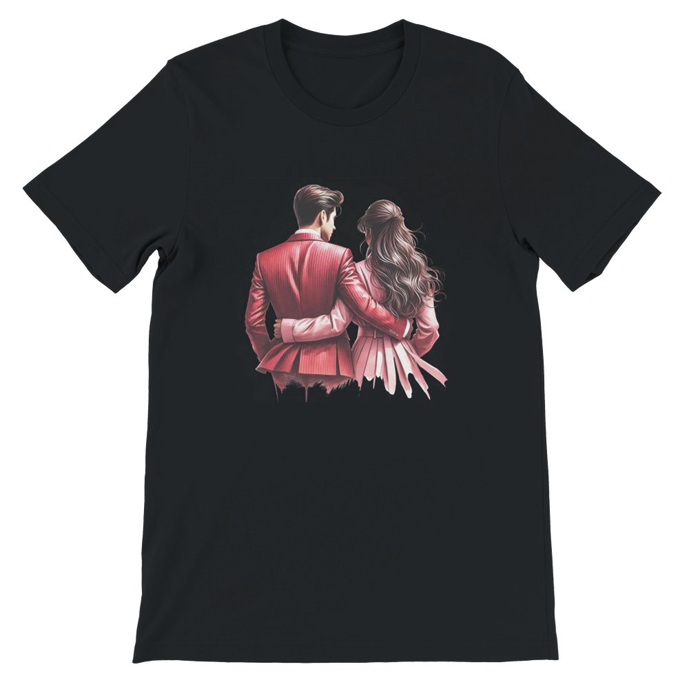 Premium unisex T-skjorte – 40 Valentinsdesign - Trykk Uttrykk Print Material (Store description) #
