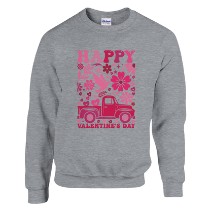 Klassisk unisex genser med rund hals – 40 Valentinsdesign - Trykk Uttrykk Print Material (Store description) #