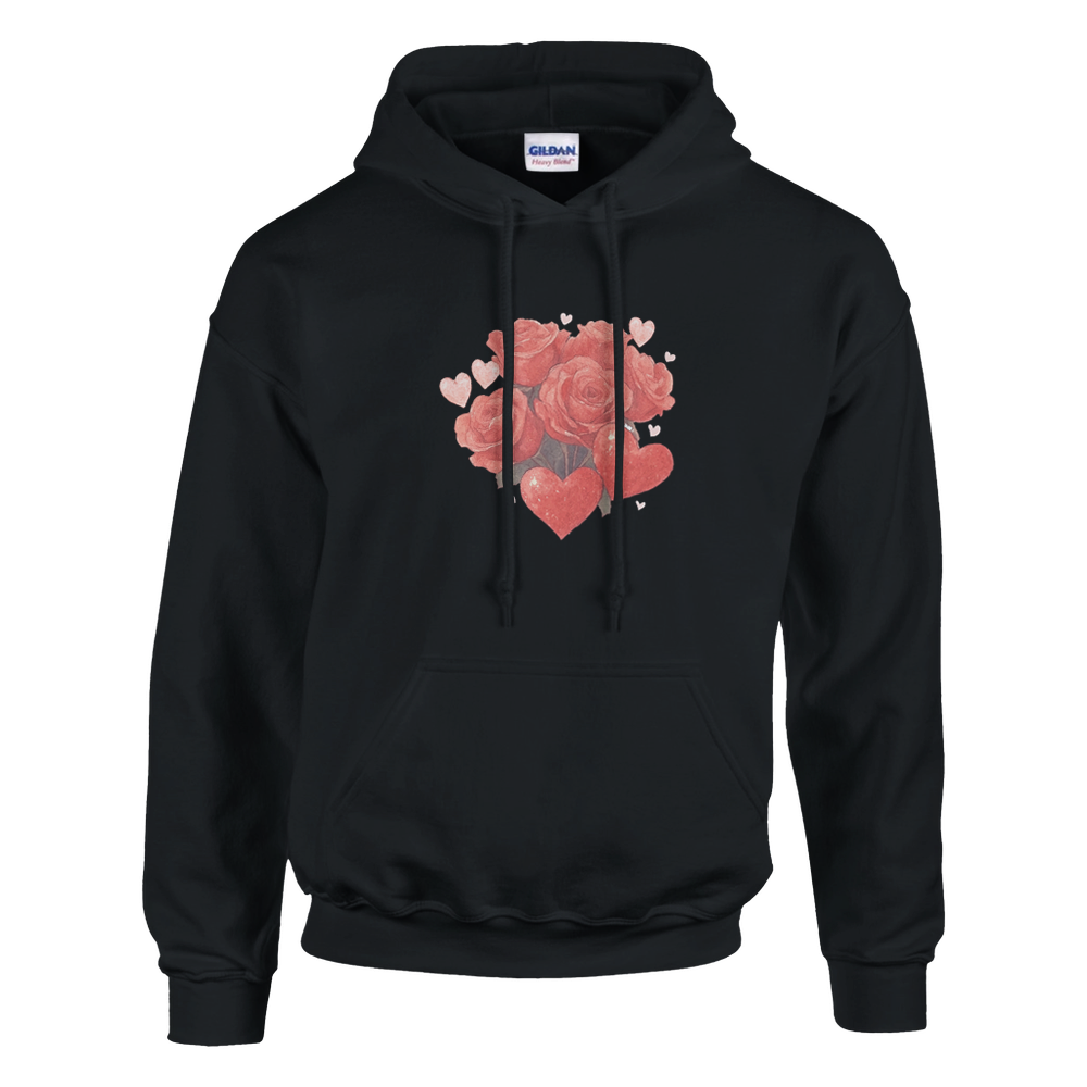 Klassisk unisex hettegenser – 40 Valentinsdesign - Trykk Uttrykk Print Material (Store description) #
