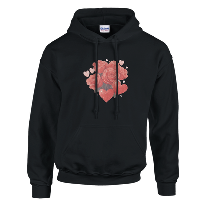 Klassisk unisex hettegenser – 40 Valentinsdesign - Trykk Uttrykk Print Material (Store description) #