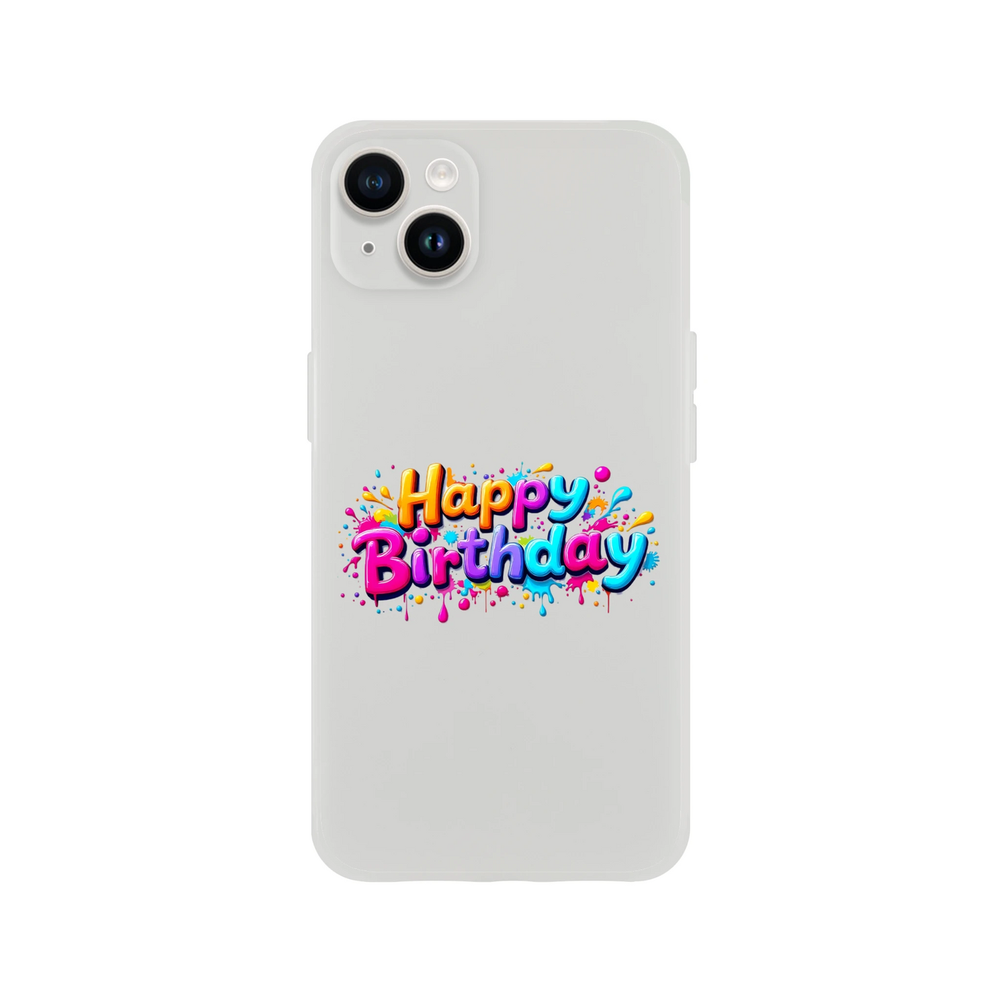 iPhone Flexi mobildeksel – 95 bursdagsdesign - Trykk Uttrykk Print Material