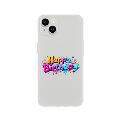 iPhone Flexi mobildeksel – 95 bursdagsdesign - Trykk Uttrykk Print Material