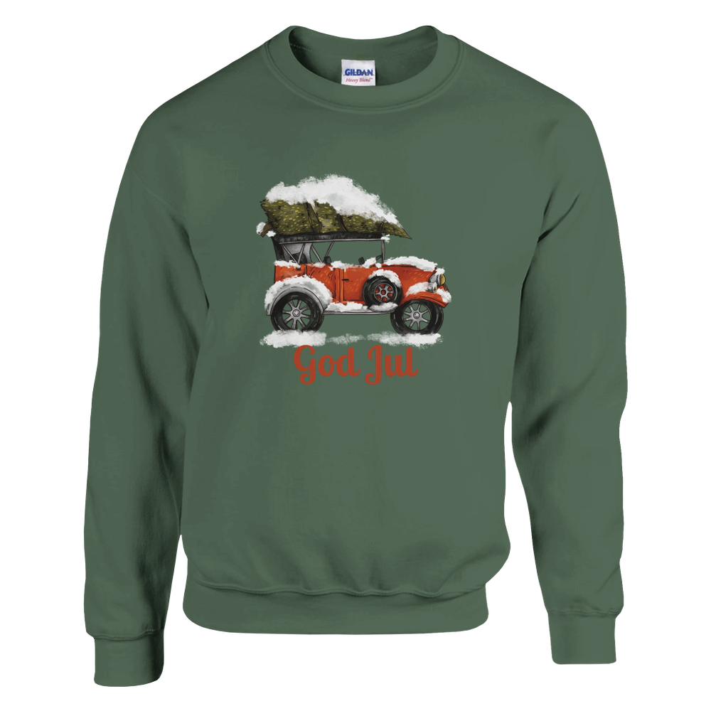 Klassisk unisex sweatshirt med rund hals – 40 juledesign - Trykk Uttrykk Print Material (Store description) #