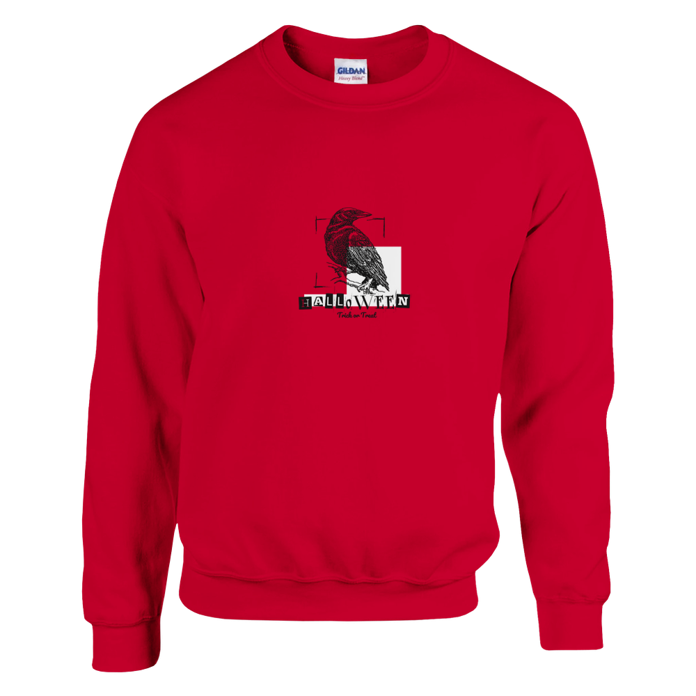 Klassisk unisex genser med rund hals – 16 Halloween-design - Trykk Uttrykk Print Material (Store description) #