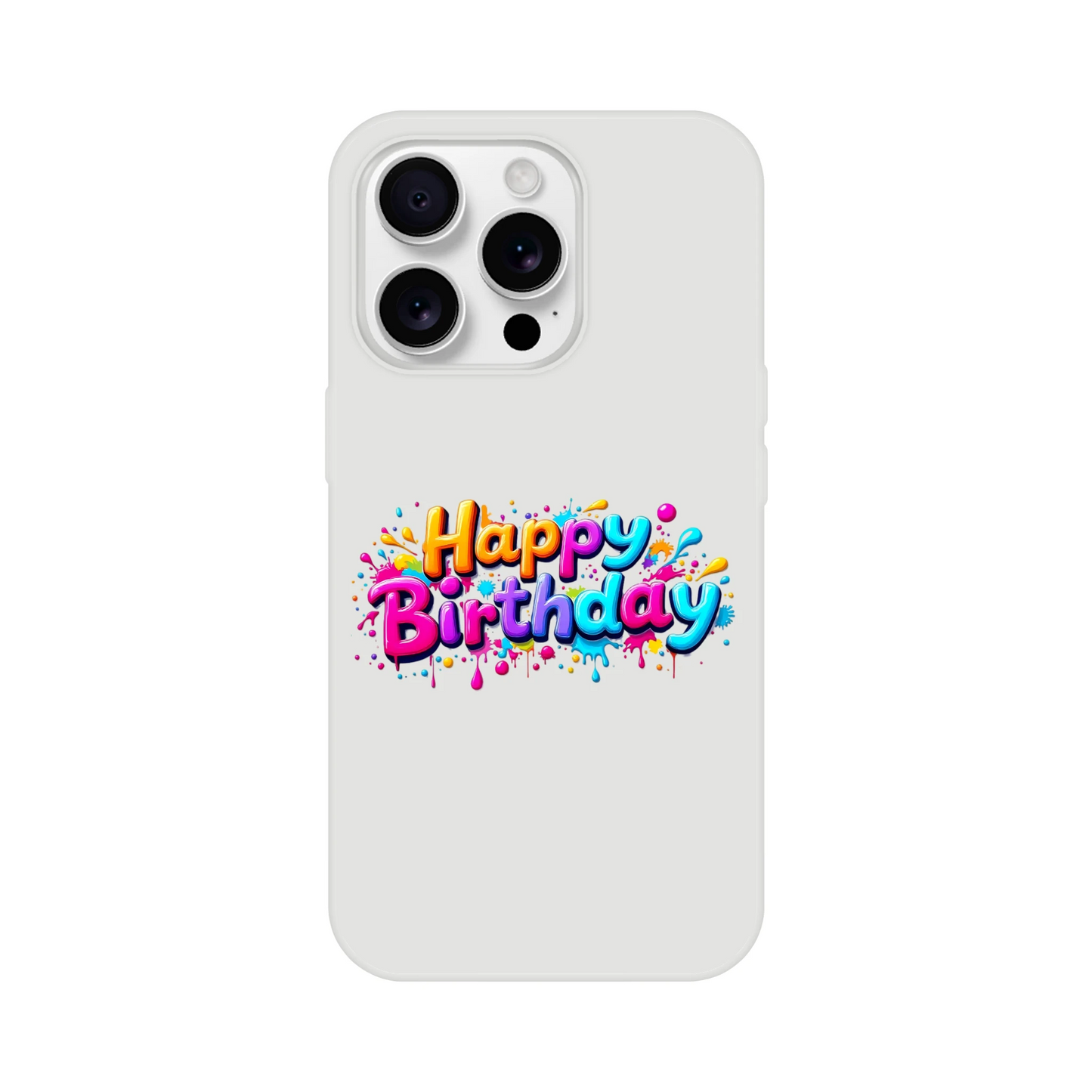 iPhone Flexi mobildeksel – 95 bursdagsdesign - Trykk Uttrykk Print Material