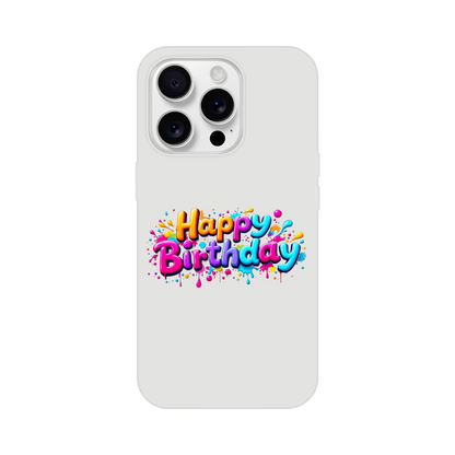 iPhone Flexi mobildeksel – 95 bursdagsdesign - Trykk Uttrykk Print Material