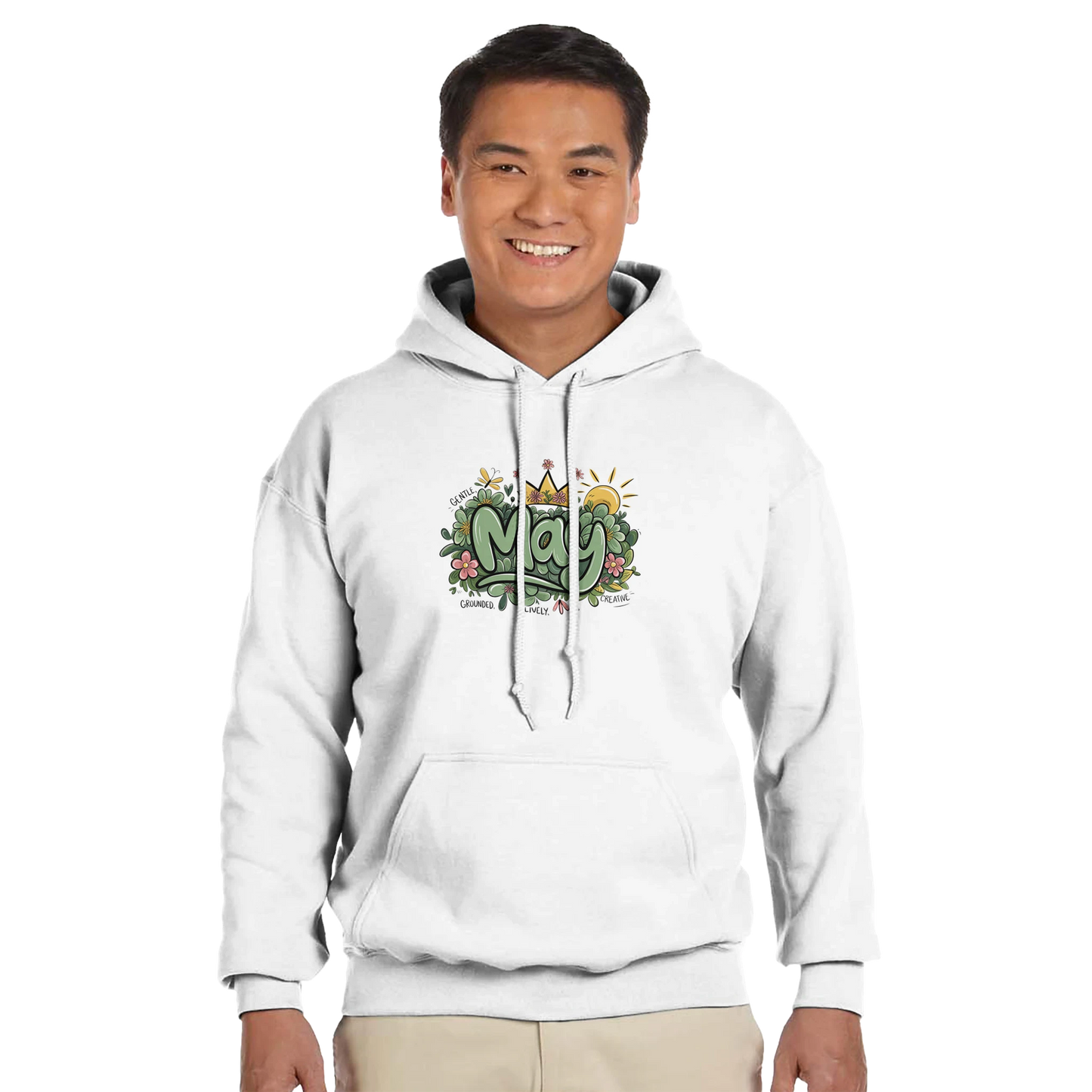 Klassisk unisex hettegenser – 95 bursdagsdesign - Trykk Uttrykk Print Material