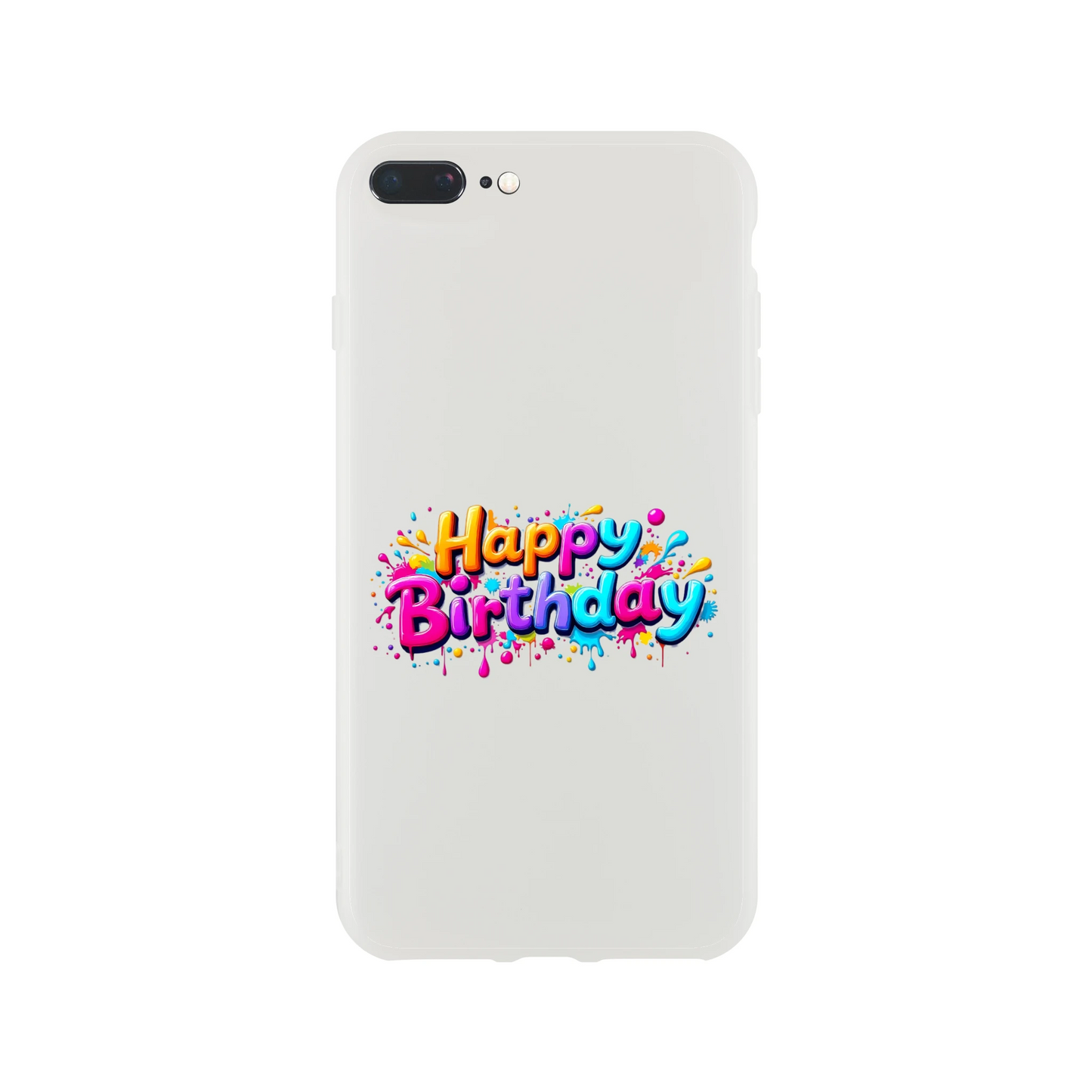 iPhone Flexi mobildeksel – 95 bursdagsdesign - Trykk Uttrykk Print Material