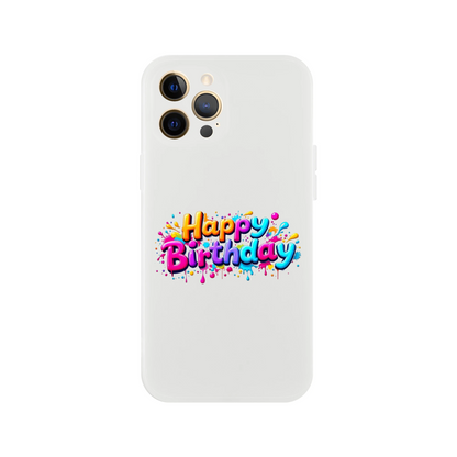 iPhone Flexi mobildeksel – 95 bursdagsdesign - Trykk Uttrykk Print Material