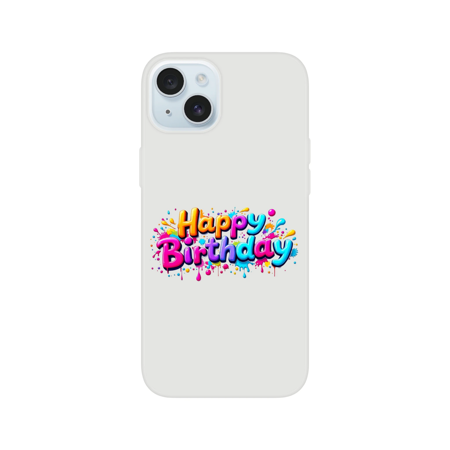 iPhone Flexi mobildeksel – 95 bursdagsdesign - Trykk Uttrykk Print Material