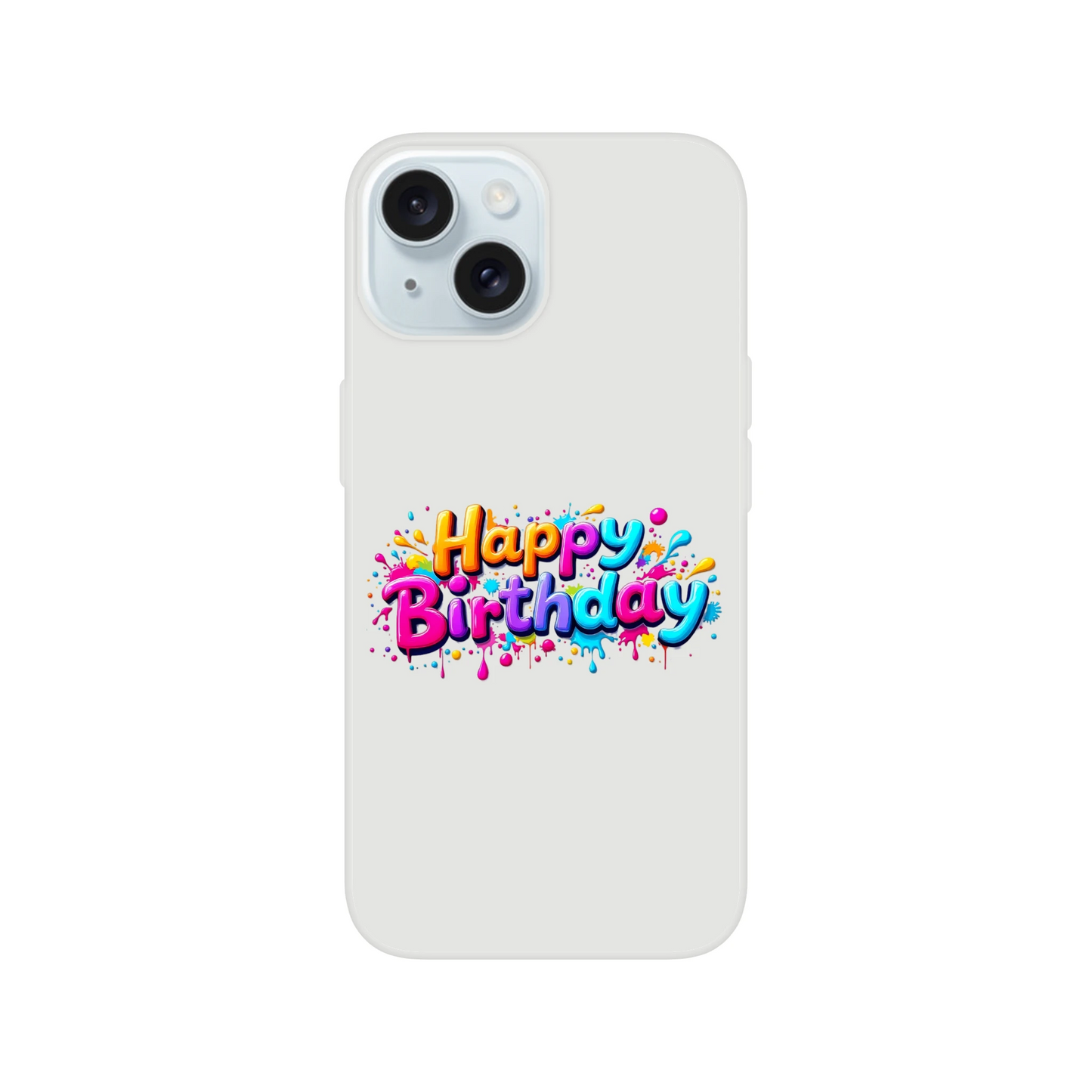 iPhone Flexi mobildeksel – 95 bursdagsdesign - Trykk Uttrykk Print Material